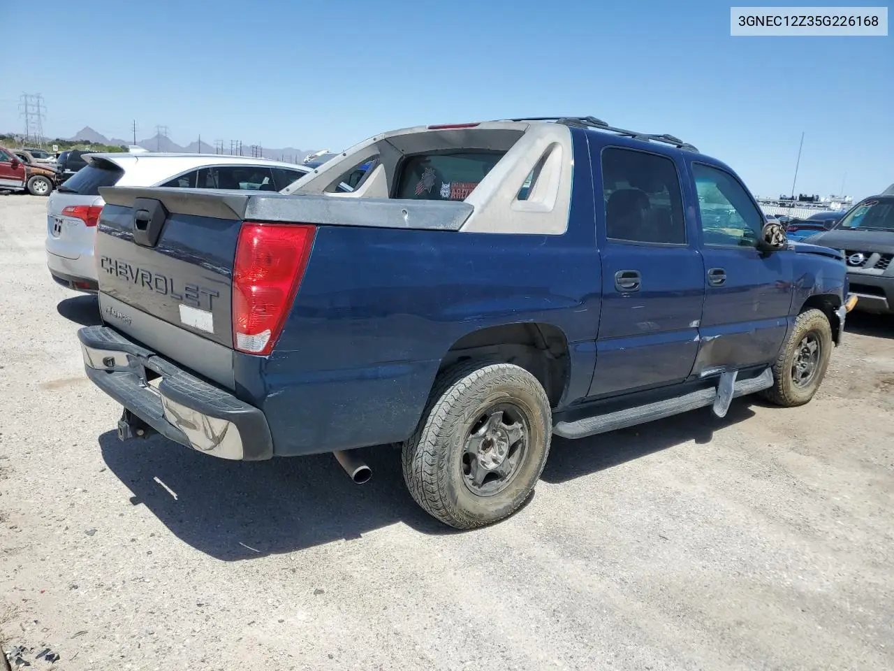 2005 Chevrolet Avalanche C1500 VIN: 3GNEC12Z35G226168 Lot: 56329875