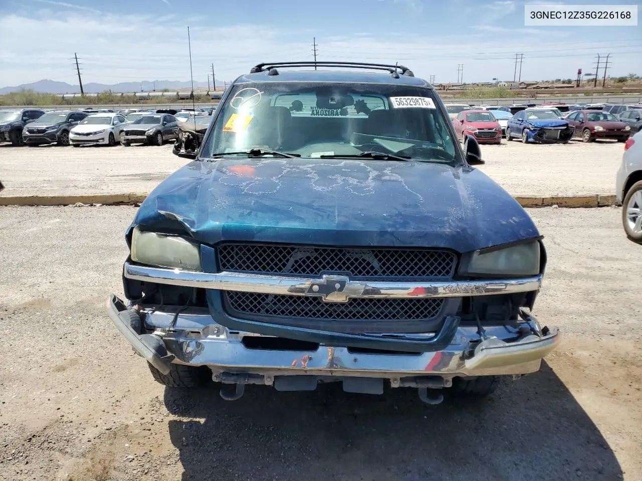 2005 Chevrolet Avalanche C1500 VIN: 3GNEC12Z35G226168 Lot: 56329875
