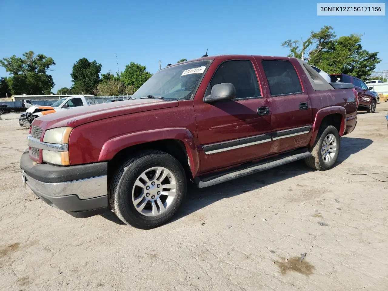 2005 Chevrolet Avalanche K1500 VIN: 3GNEK12Z15G171156 Lot: 61857855