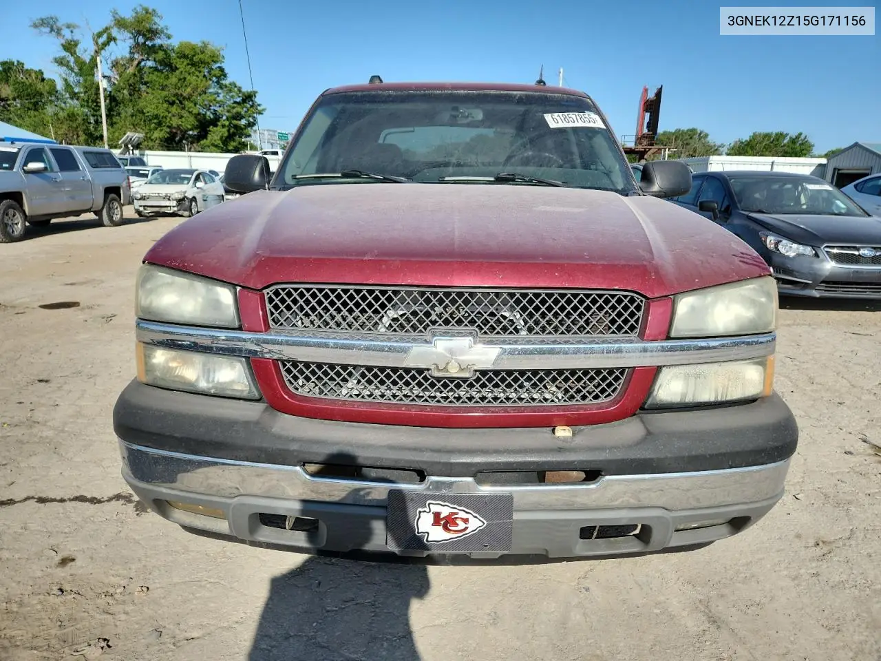 2005 Chevrolet Avalanche K1500 VIN: 3GNEK12Z15G171156 Lot: 61857855