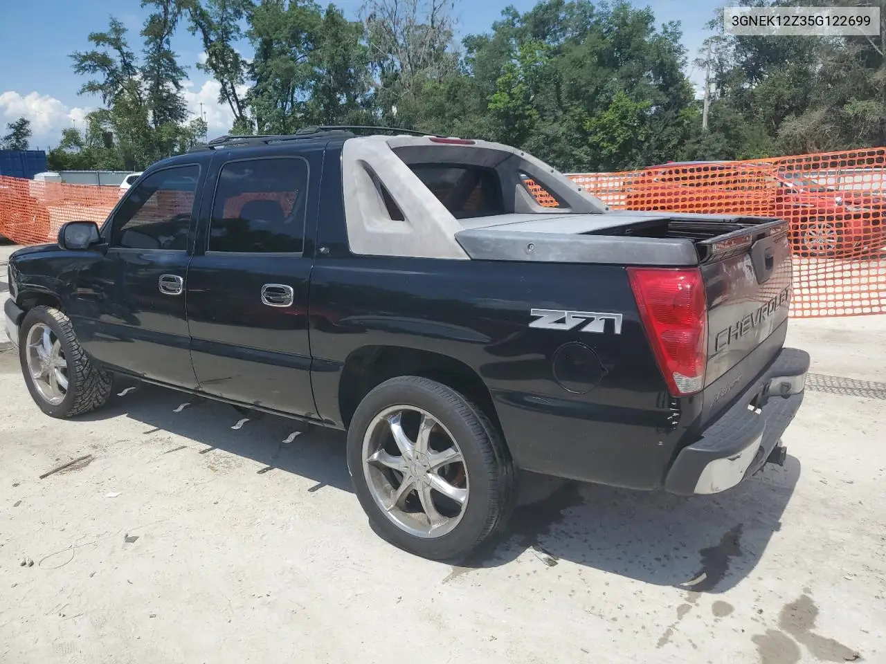 2005 Chevrolet Avalanche K1500 VIN: 3GNEK12Z35G122699 Lot: 61995865