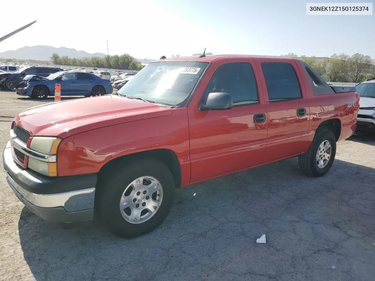 2005 Chevrolet Avalanche K1500 VIN: 3GNEK12Z15G125374 Lot: 62093775