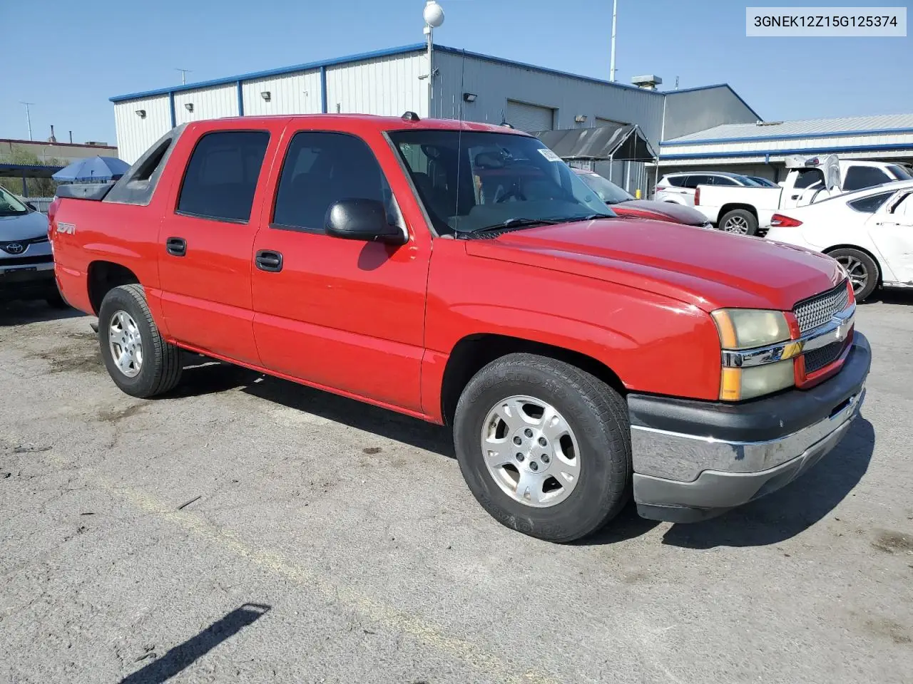 2005 Chevrolet Avalanche K1500 VIN: 3GNEK12Z15G125374 Lot: 62093775