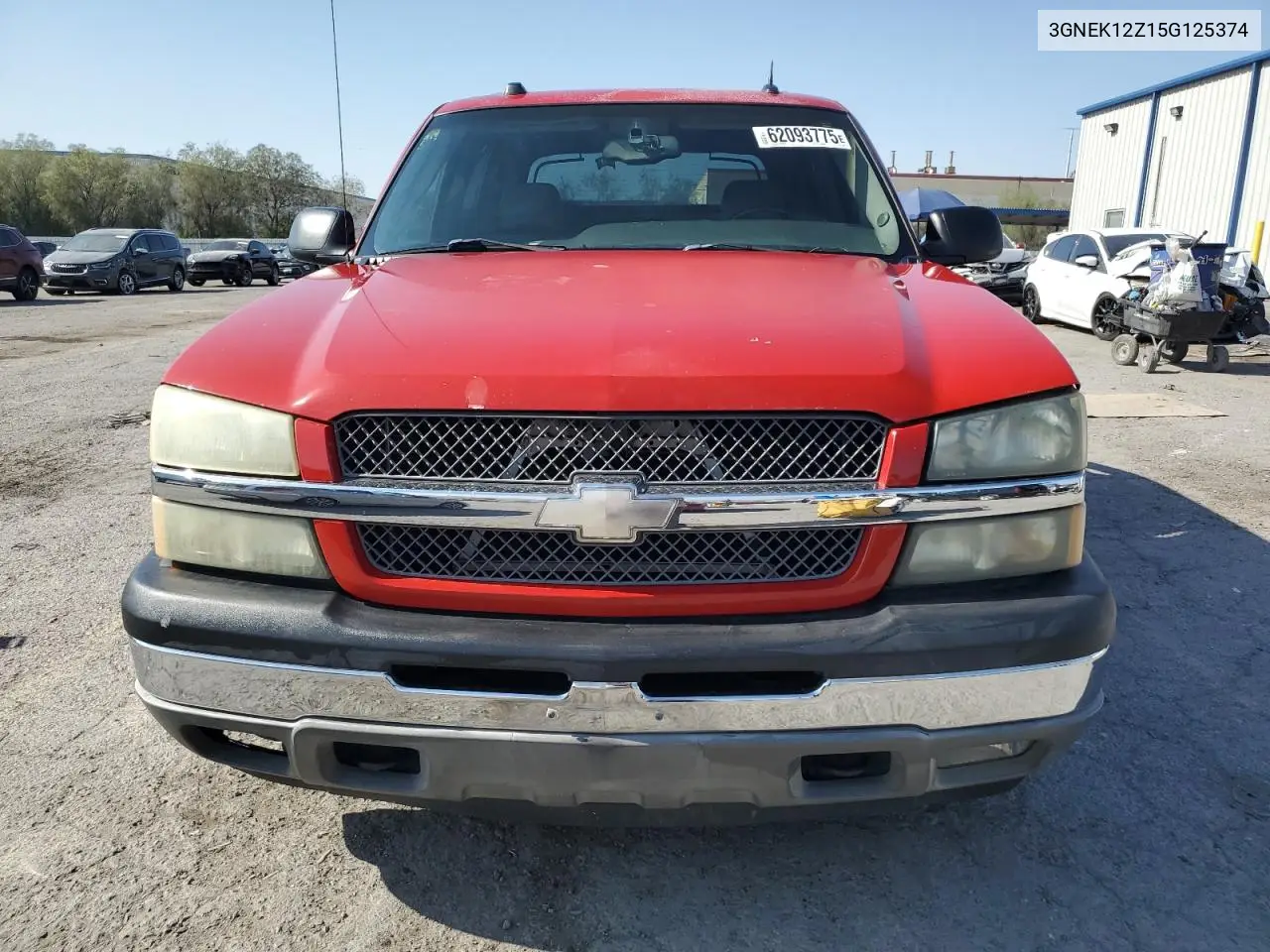 2005 Chevrolet Avalanche K1500 VIN: 3GNEK12Z15G125374 Lot: 62093775
