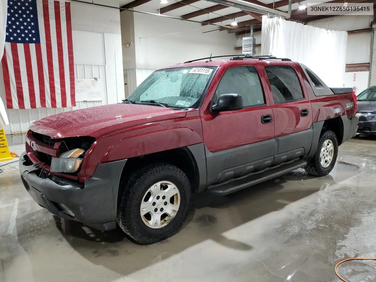 2005 Chevrolet Avalanche K1500 VIN: 3GNEK12Z65G135415 Lot: 62101115