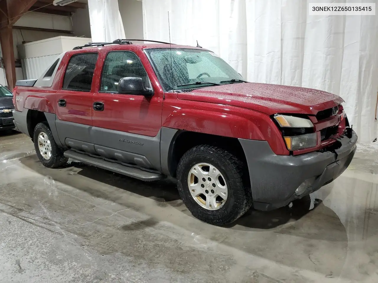 2005 Chevrolet Avalanche K1500 VIN: 3GNEK12Z65G135415 Lot: 62101115