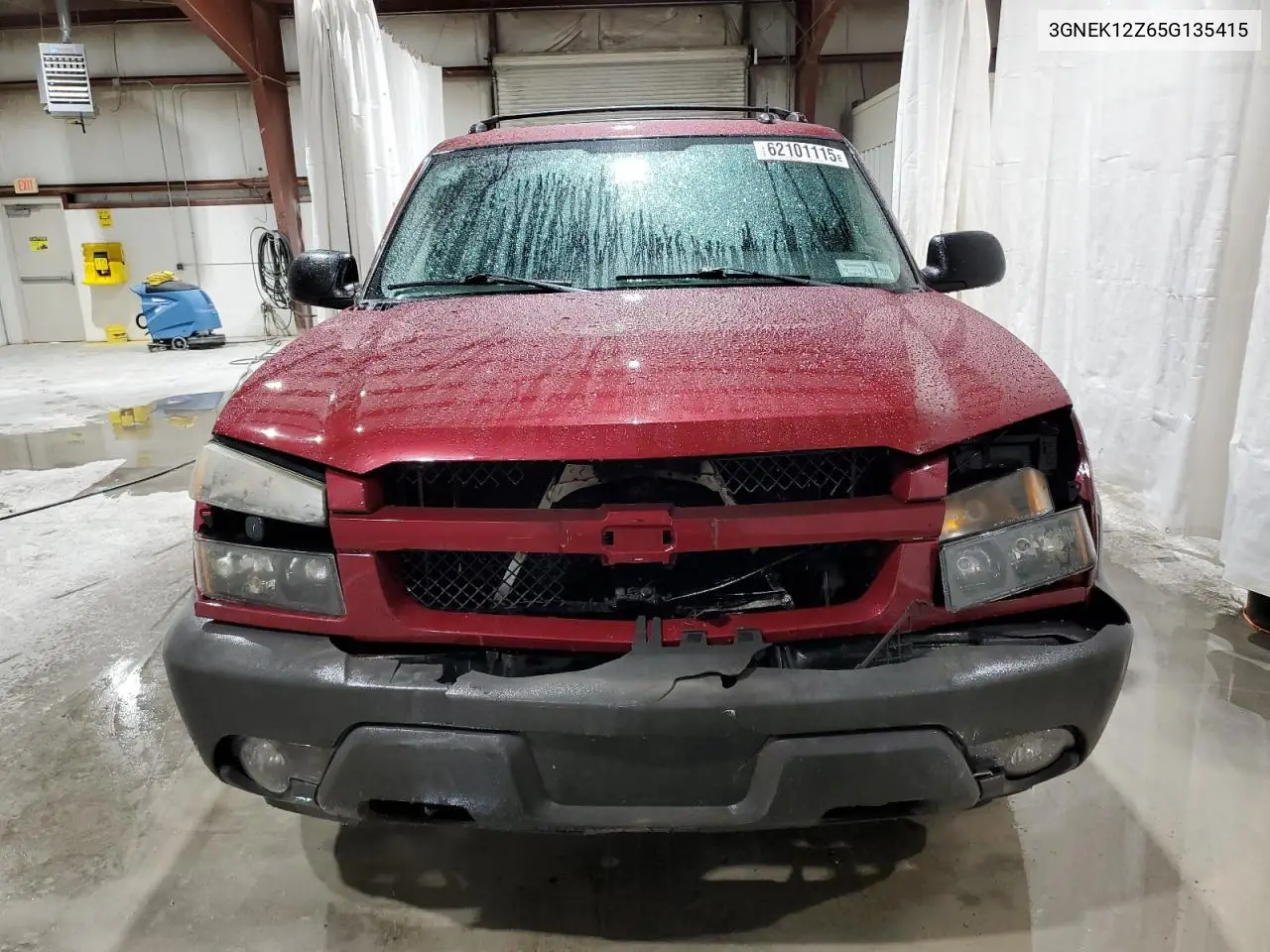 2005 Chevrolet Avalanche K1500 VIN: 3GNEK12Z65G135415 Lot: 62101115