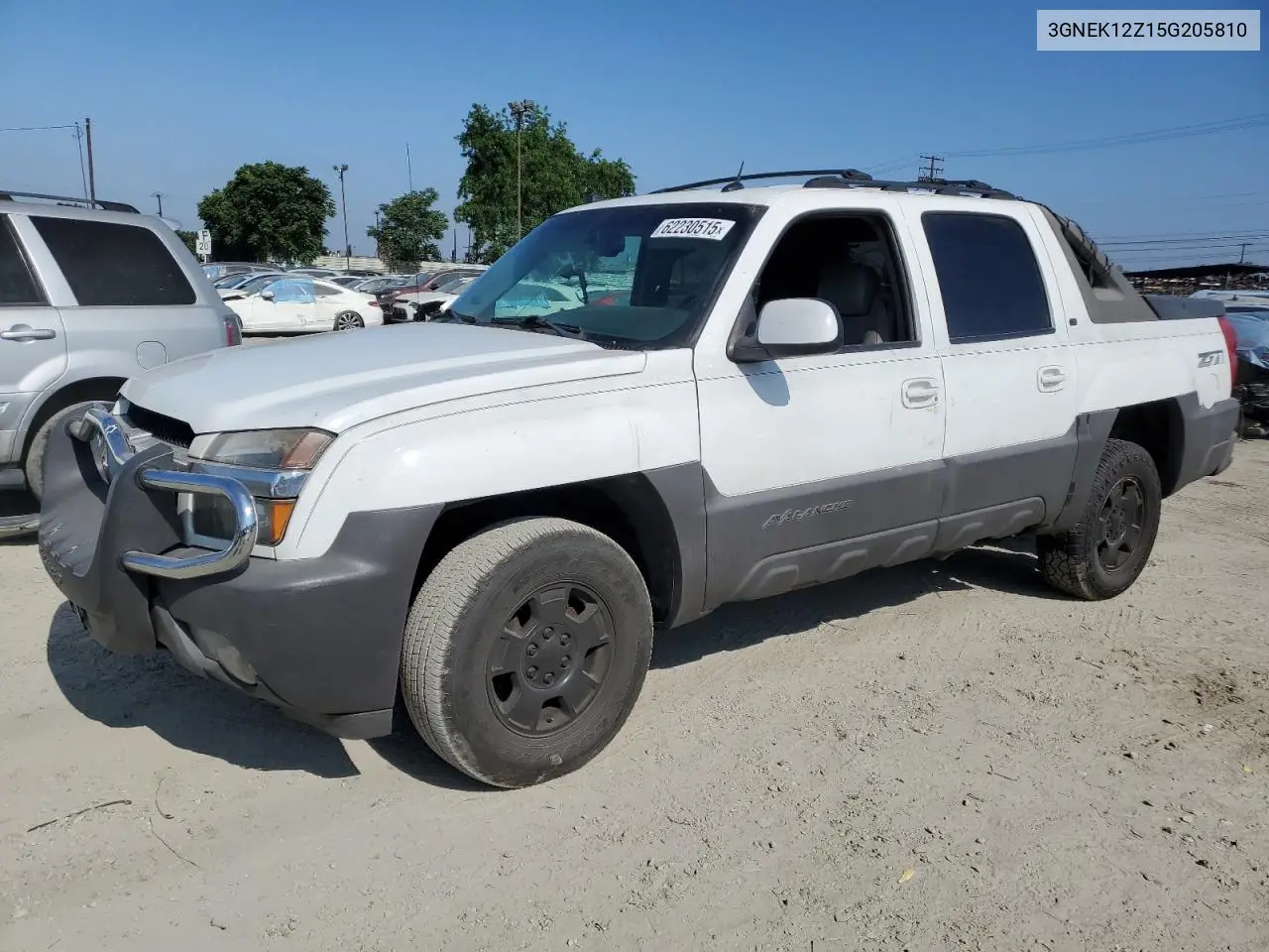 2005 Chevrolet Avalanche K1500 VIN: 3GNEK12Z15G205810 Lot: 62230515
