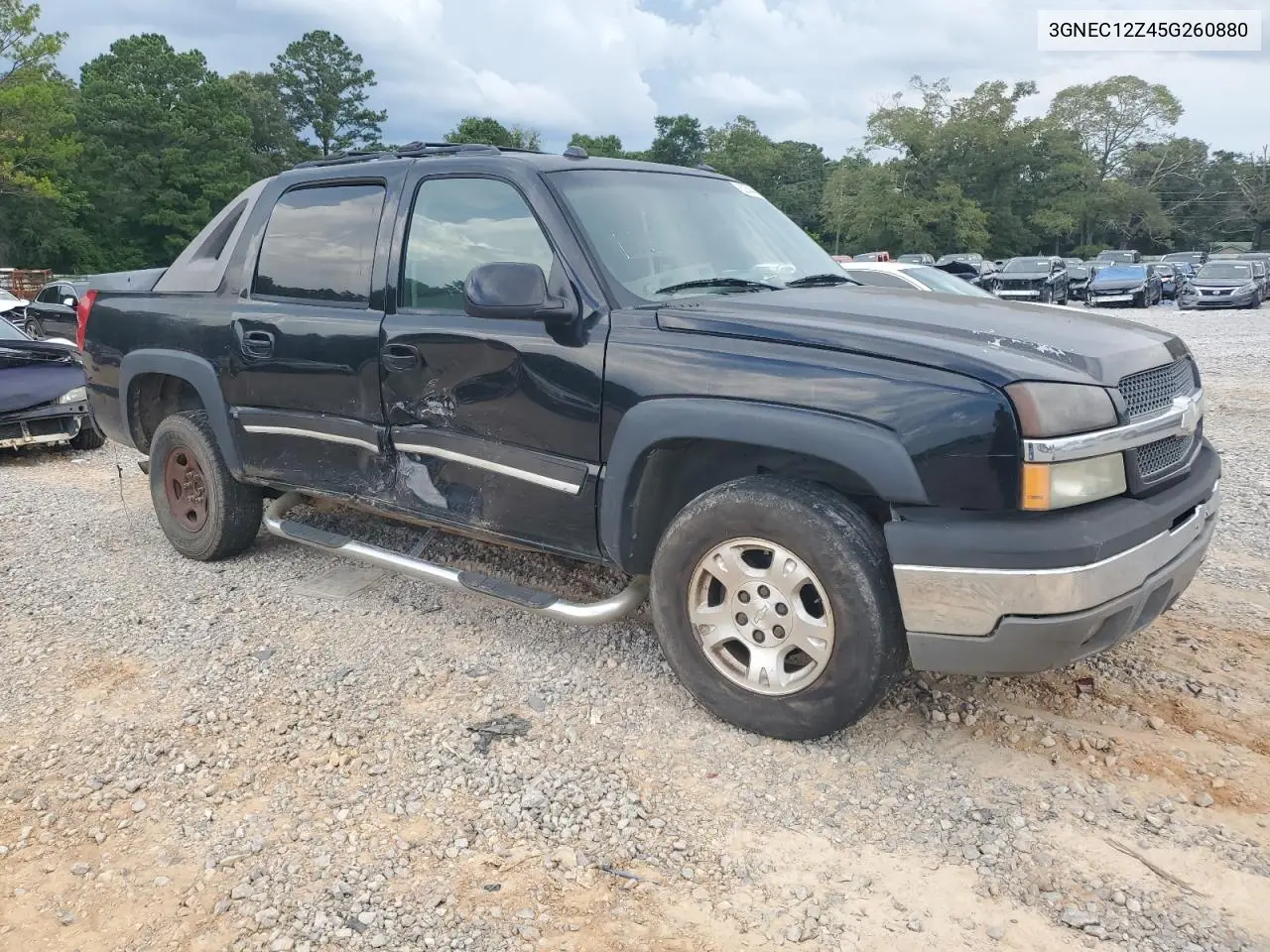 2005 Chevrolet Avalanche C1500 VIN: 3GNEC12Z45G260880 Lot: 62744485