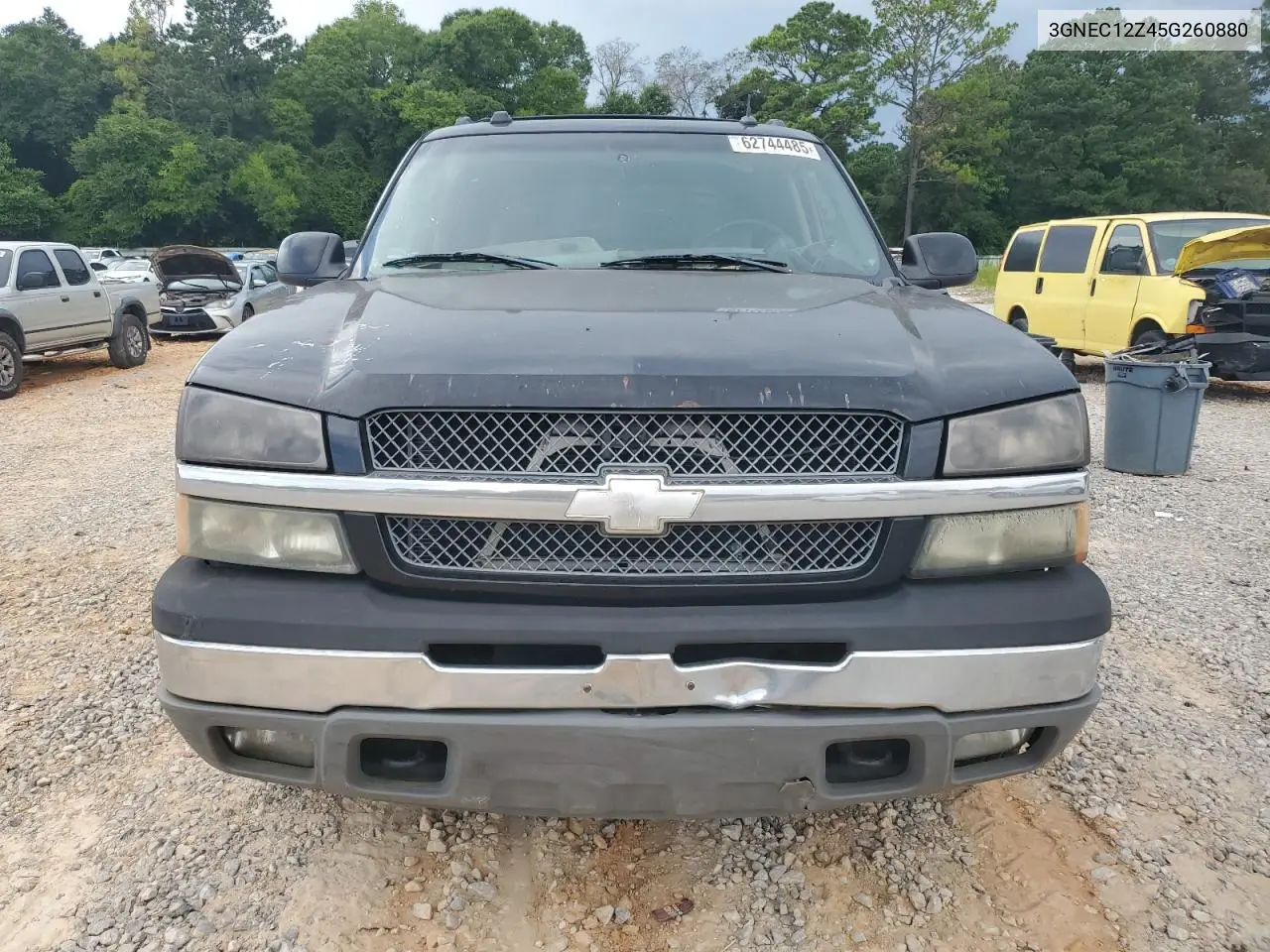 2005 Chevrolet Avalanche C1500 VIN: 3GNEC12Z45G260880 Lot: 62744485