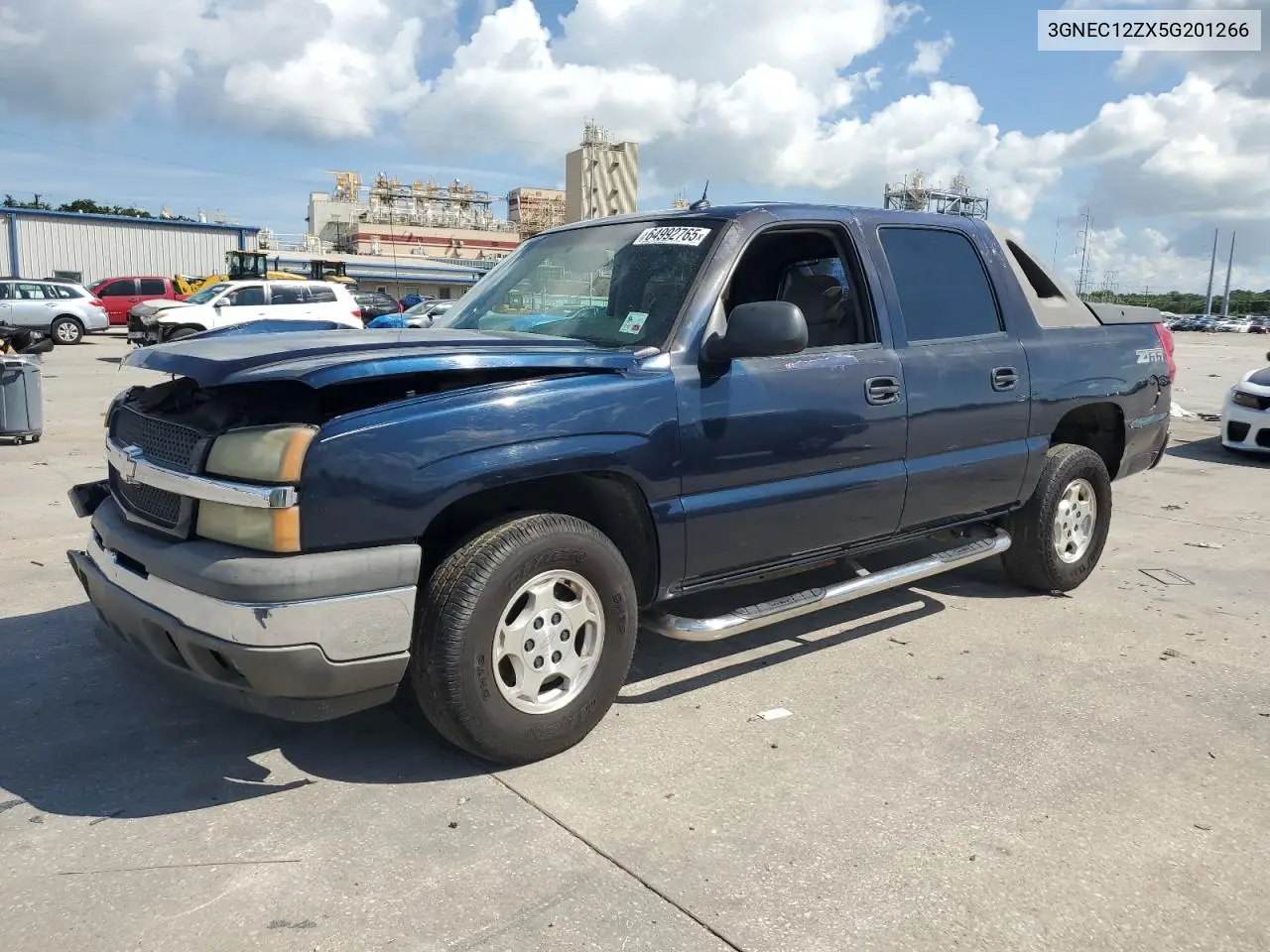 2005 Chevrolet Avalanche C1500 VIN: 3GNEC12ZX5G201266 Lot: 64992765