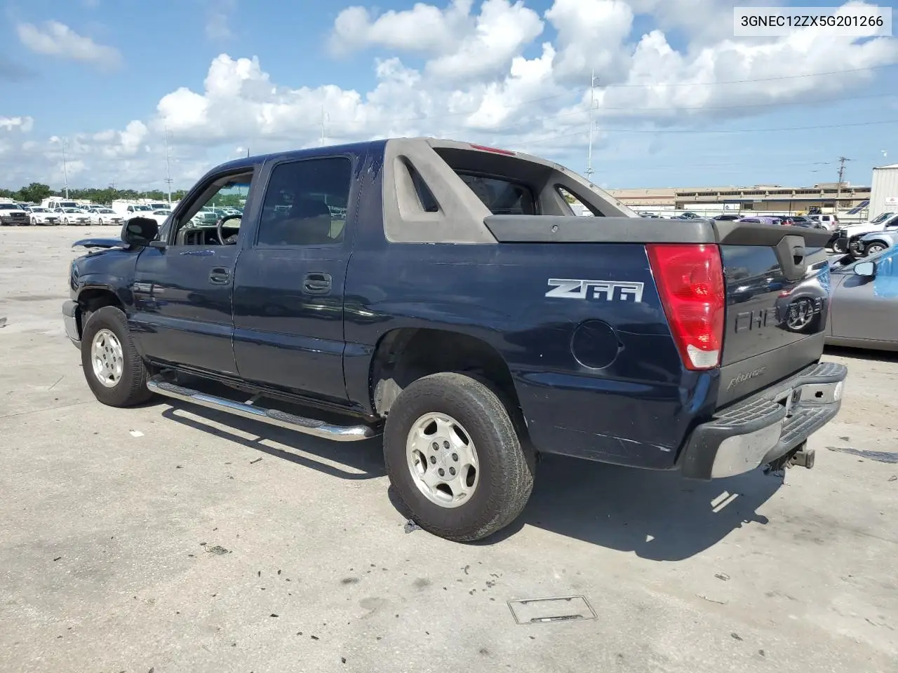 2005 Chevrolet Avalanche C1500 VIN: 3GNEC12ZX5G201266 Lot: 64992765
