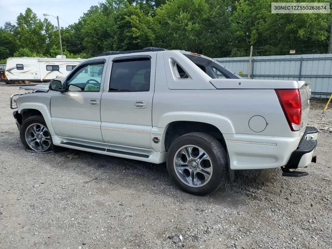 2005 Chevrolet Avalanche C1500 VIN: 3GNEC12Z55G263674 Lot: 64993185
