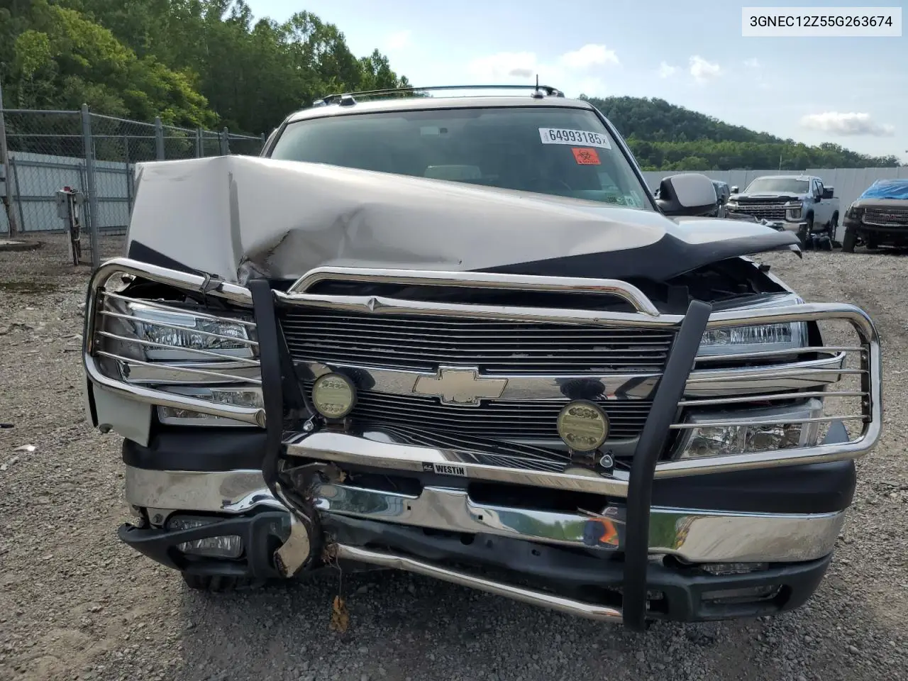 2005 Chevrolet Avalanche C1500 VIN: 3GNEC12Z55G263674 Lot: 64993185