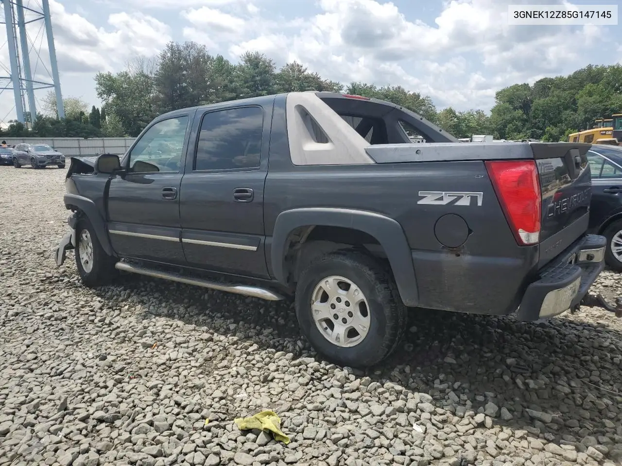 2005 Chevrolet Avalanche K1500 VIN: 3GNEK12Z85G147145 Lot: 66017325