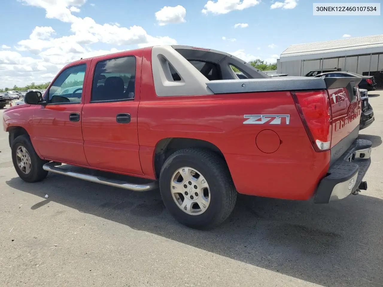 2006 Chevrolet Avalanche K1500 VIN: 3GNEK12Z46G107534 Lot: 56603495