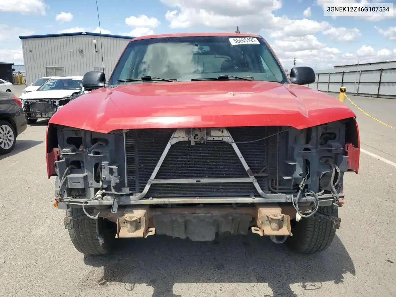 2006 Chevrolet Avalanche K1500 VIN: 3GNEK12Z46G107534 Lot: 56603495