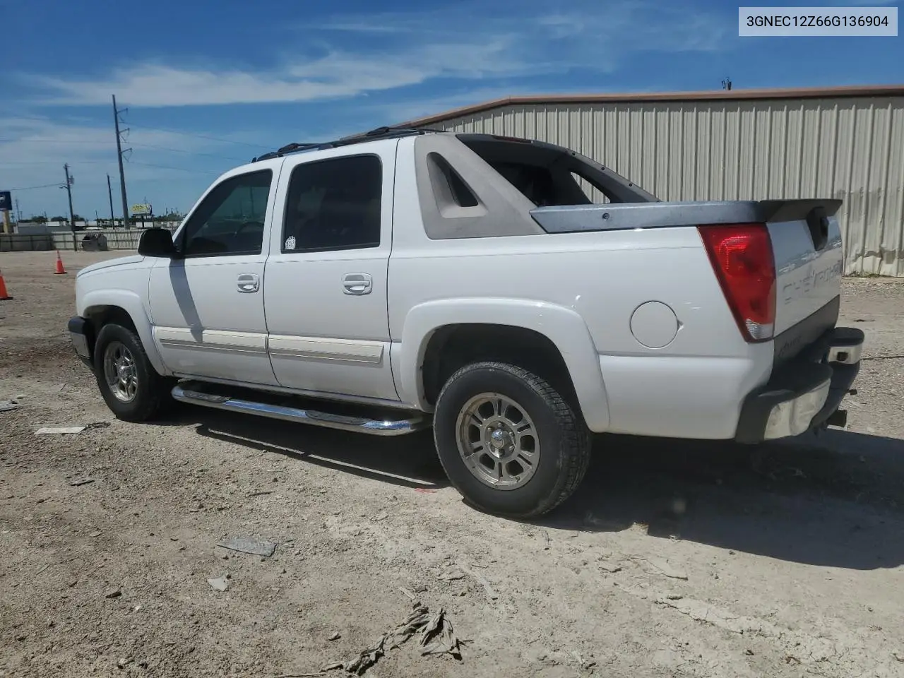 2006 Chevrolet Avalanche C1500 VIN: 3GNEC12Z66G136904 Lot: 56745205