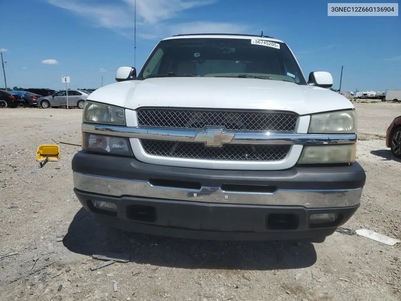 2006 Chevrolet Avalanche C1500 VIN: 3GNEC12Z66G136904 Lot: 56745205