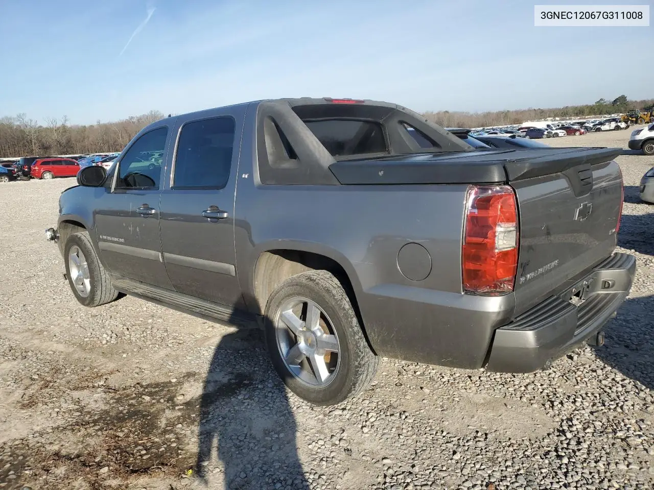 2007 Chevrolet Avalanche C1500 VIN: 3GNEC12067G311008 Lot: 45700525