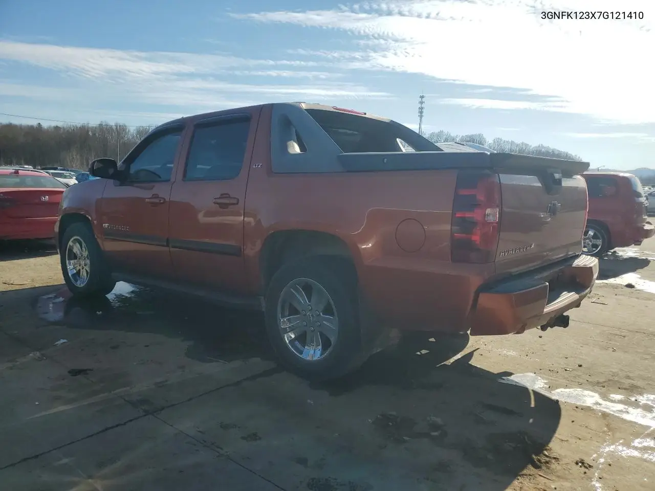 2007 Chevrolet Avalanche K1500 VIN: 3GNFK123X7G121410 Lot: 46168495