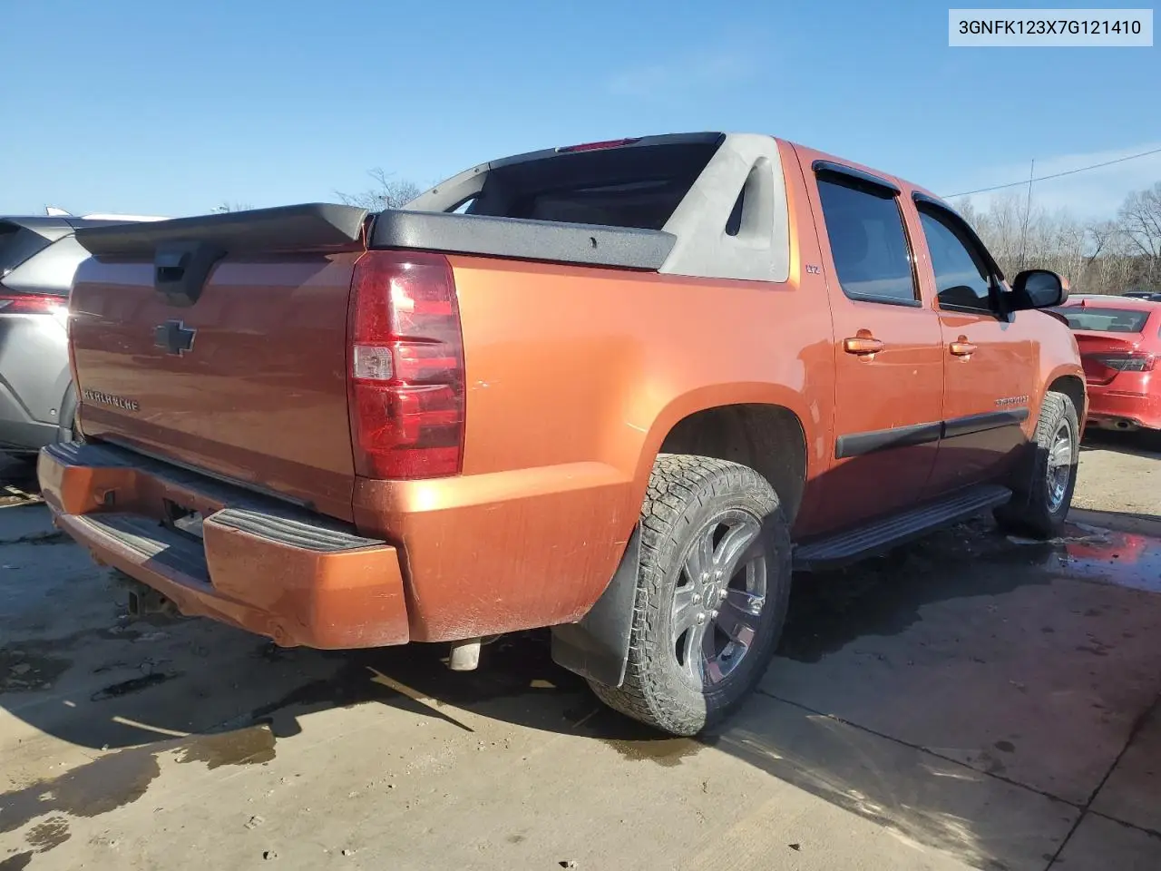 2007 Chevrolet Avalanche K1500 VIN: 3GNFK123X7G121410 Lot: 46168495