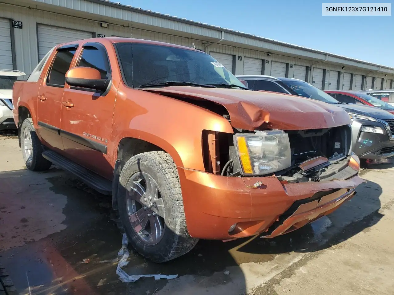 2007 Chevrolet Avalanche K1500 VIN: 3GNFK123X7G121410 Lot: 46168495