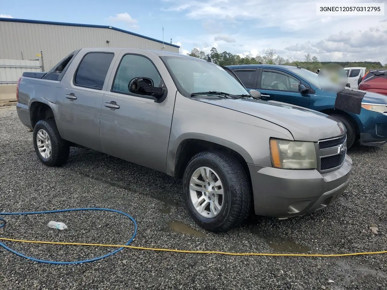 2007 Chevrolet Avalanche C1500 VIN: 3GNEC12057G312795 Lot: 51924935