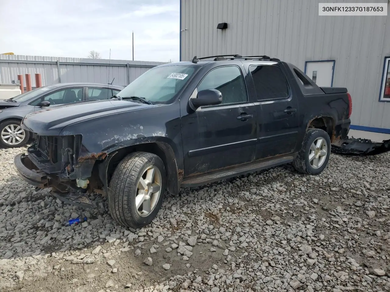 2007 Chevrolet Avalanche K1500 VIN: 3GNFK12337G187653 Lot: 54902105