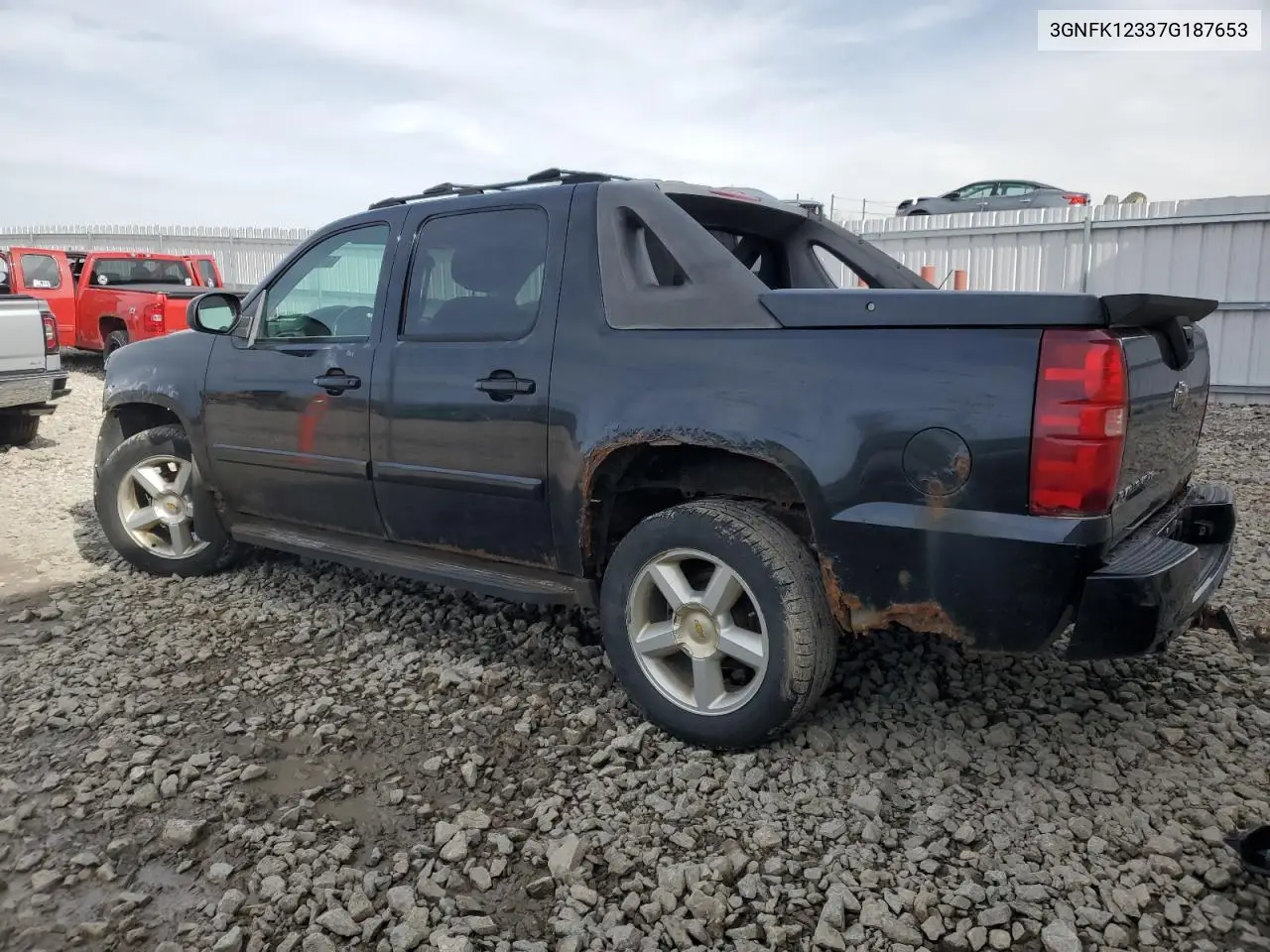 2007 Chevrolet Avalanche K1500 VIN: 3GNFK12337G187653 Lot: 54902105