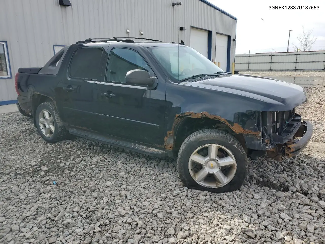 2007 Chevrolet Avalanche K1500 VIN: 3GNFK12337G187653 Lot: 54902105