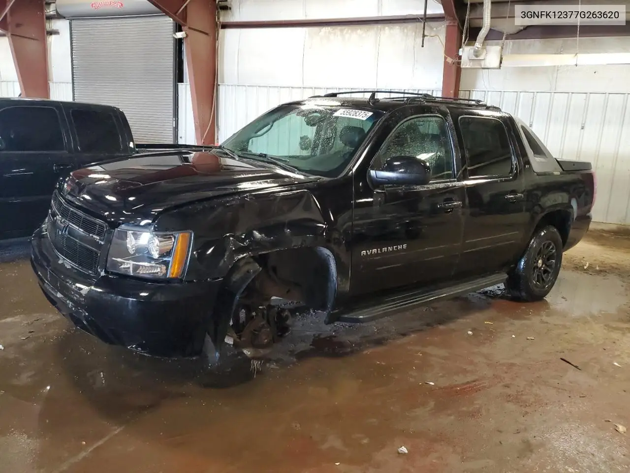 2007 Chevrolet Avalanche K1500 VIN: 3GNFK12377G263620 Lot: 55928375