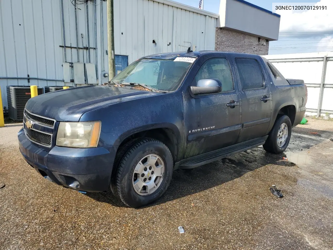 2007 Chevrolet Avalanche C1500 VIN: 3GNEC12007G129191 Lot: 56488695