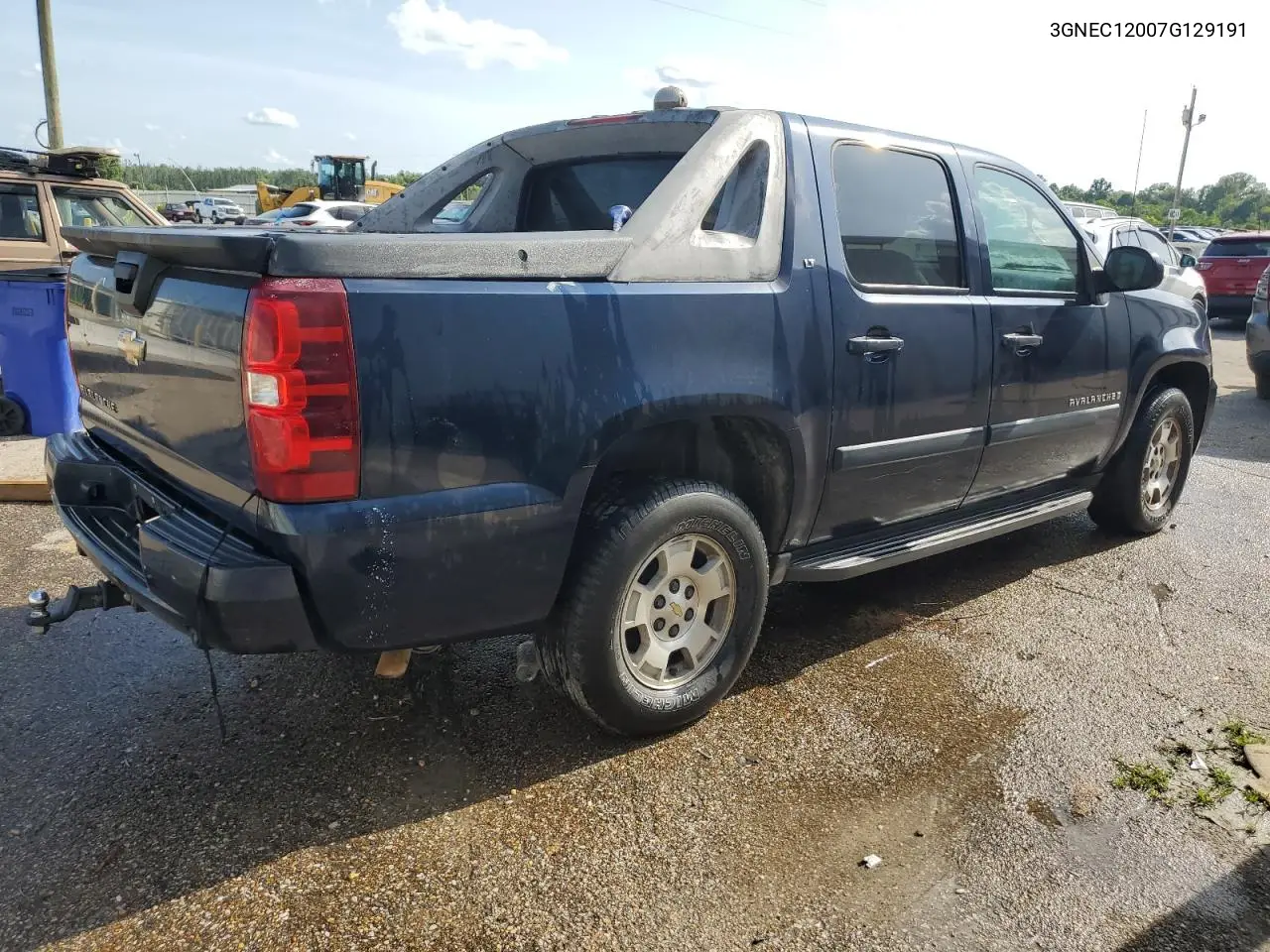 2007 Chevrolet Avalanche C1500 VIN: 3GNEC12007G129191 Lot: 56488695