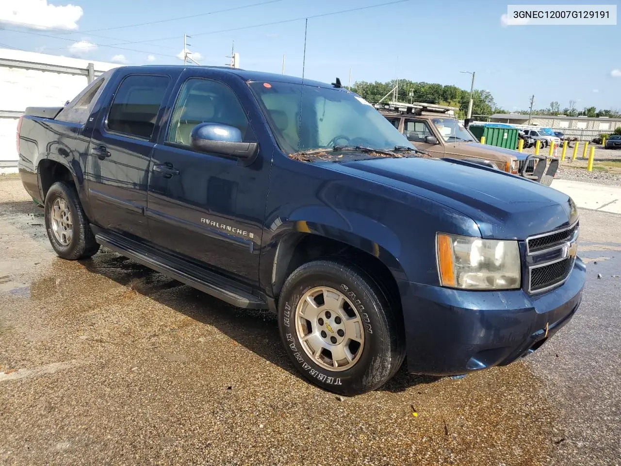 2007 Chevrolet Avalanche C1500 VIN: 3GNEC12007G129191 Lot: 56488695