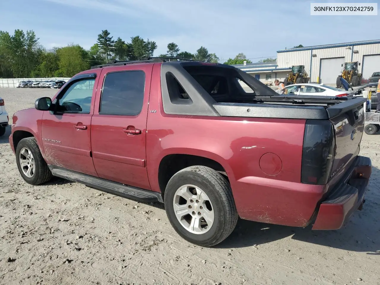 2007 Chevrolet Avalanche K1500 VIN: 3GNFK123X7G242759 Lot: 56836585