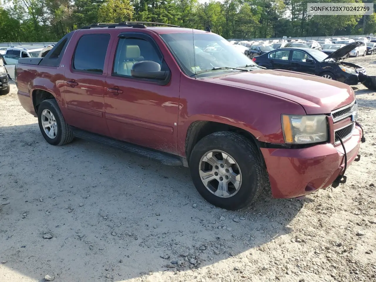 2007 Chevrolet Avalanche K1500 VIN: 3GNFK123X7G242759 Lot: 56836585