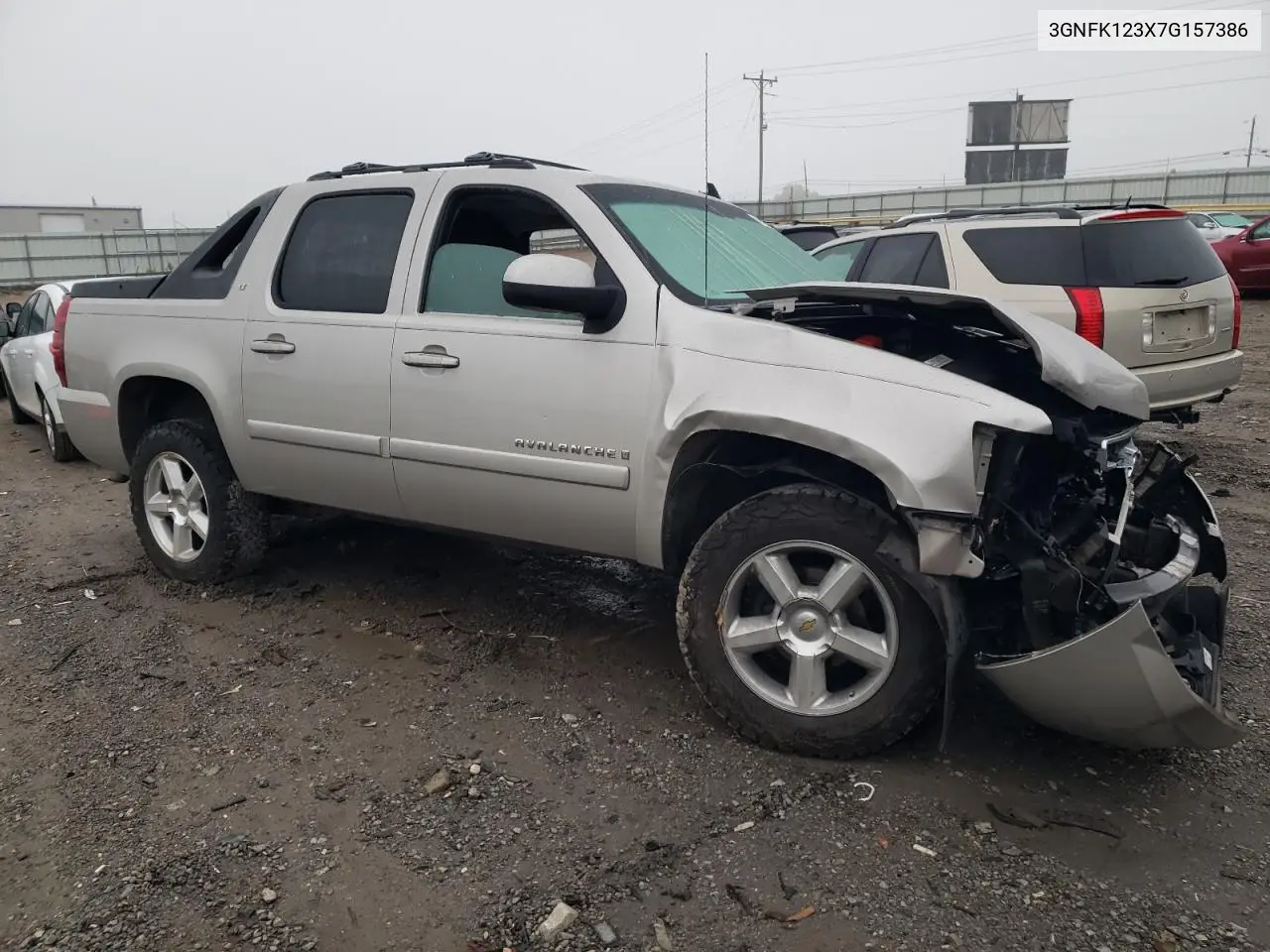 2007 Chevrolet Avalanche K1500 VIN: 3GNFK123X7G157386 Lot: 56963025