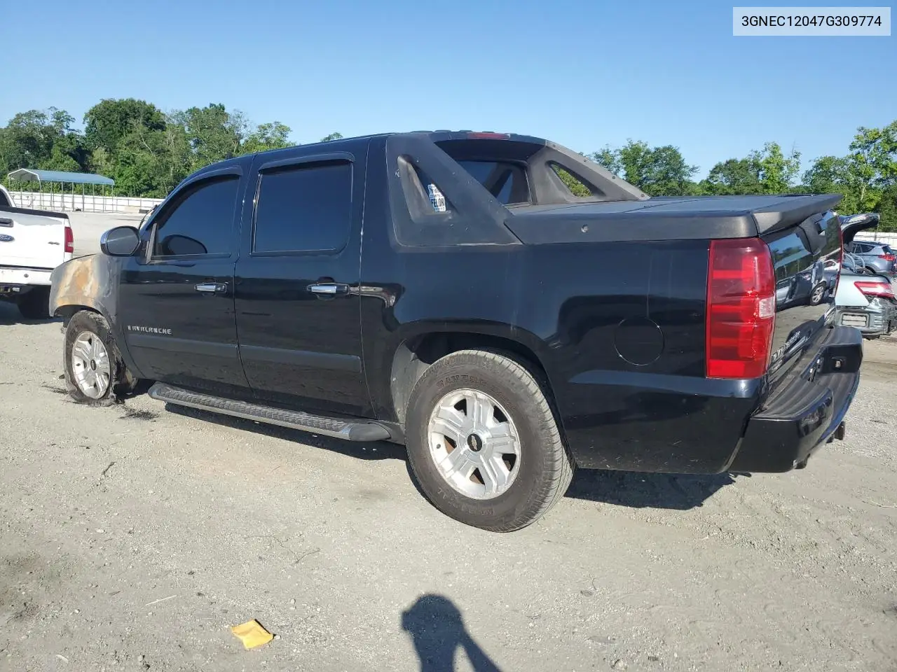 2007 Chevrolet Avalanche C1500 VIN: 3GNEC12047G309774 Lot: 61242415