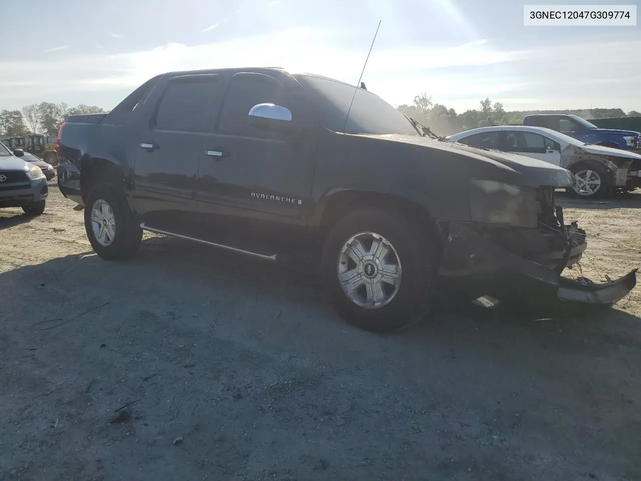 2007 Chevrolet Avalanche C1500 VIN: 3GNEC12047G309774 Lot: 61242415