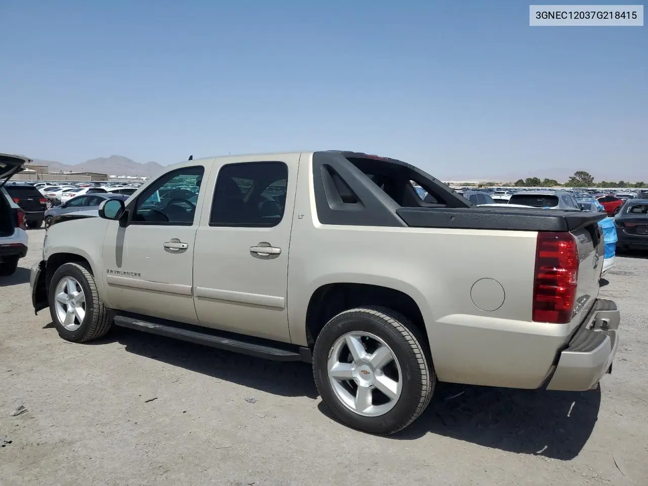 2007 Chevrolet Avalanche C1500 VIN: 3GNEC12037G218415 Lot: 61975825