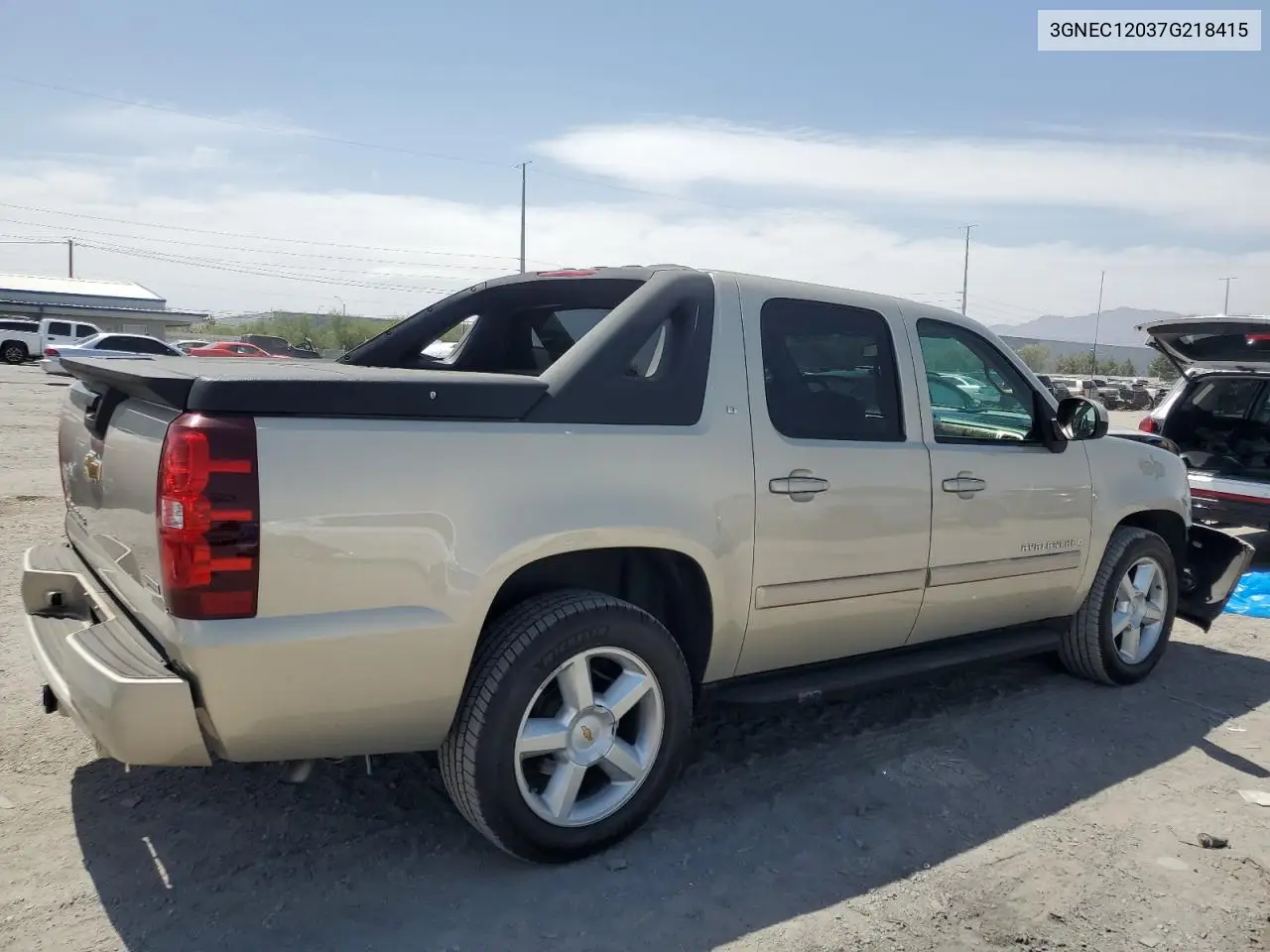 2007 Chevrolet Avalanche C1500 VIN: 3GNEC12037G218415 Lot: 61975825