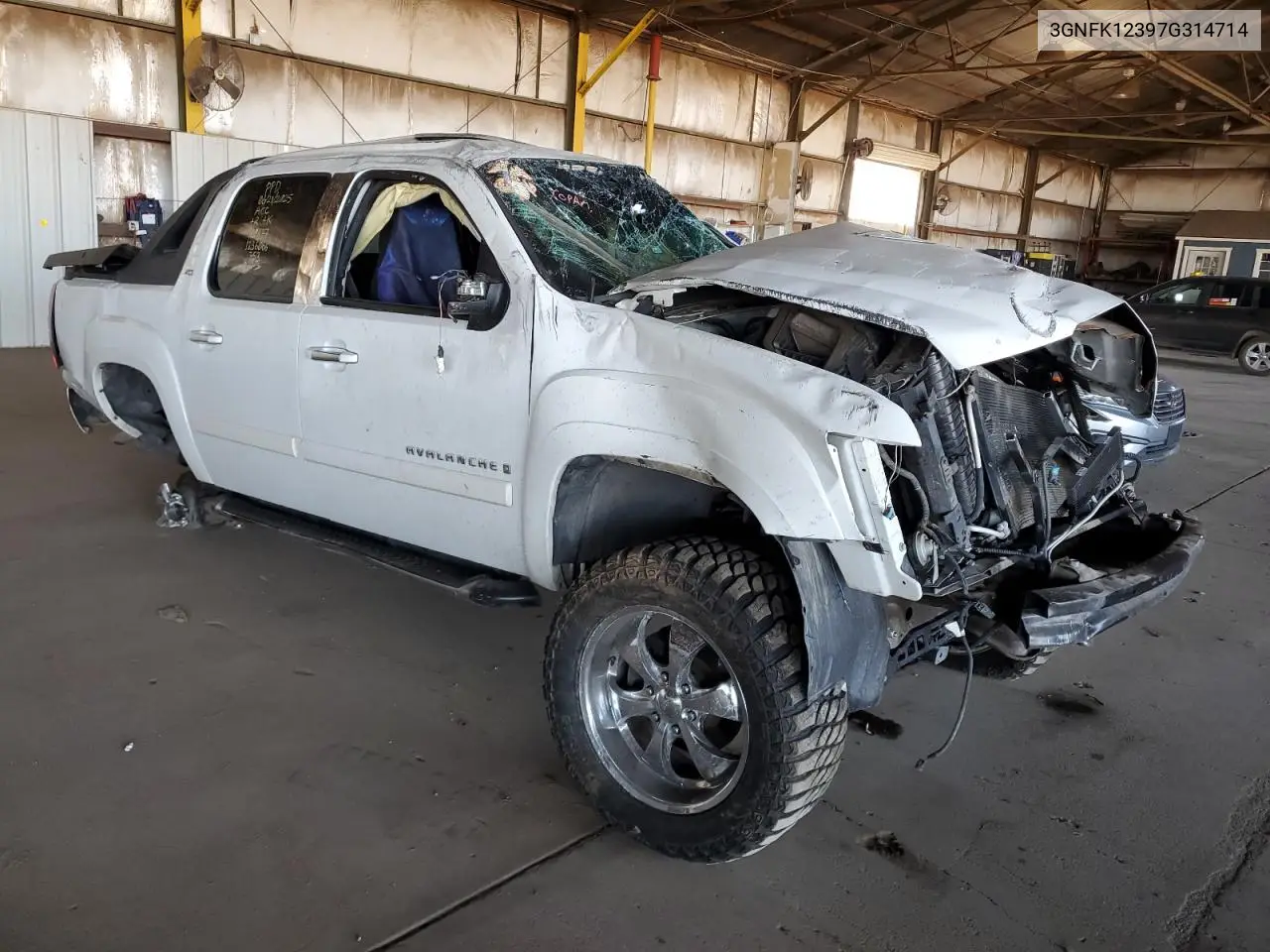 2007 Chevrolet Avalanche K1500 VIN: 3GNFK12397G314714 Lot: 62206115