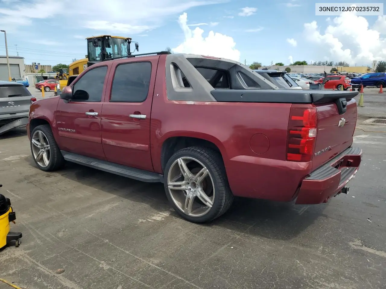 2007 Chevrolet Avalanche C1500 VIN: 3GNEC12J07G235732 Lot: 62219635