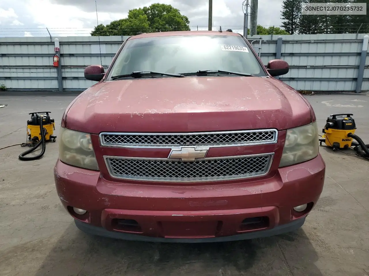 2007 Chevrolet Avalanche C1500 VIN: 3GNEC12J07G235732 Lot: 62219635