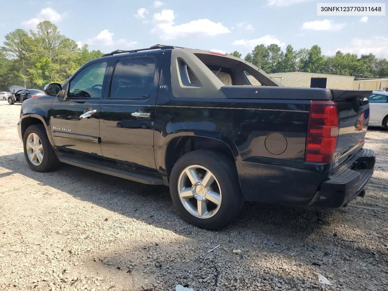 2007 Chevrolet Avalanche K1500 VIN: 3GNFK12377G311648 Lot: 62851815