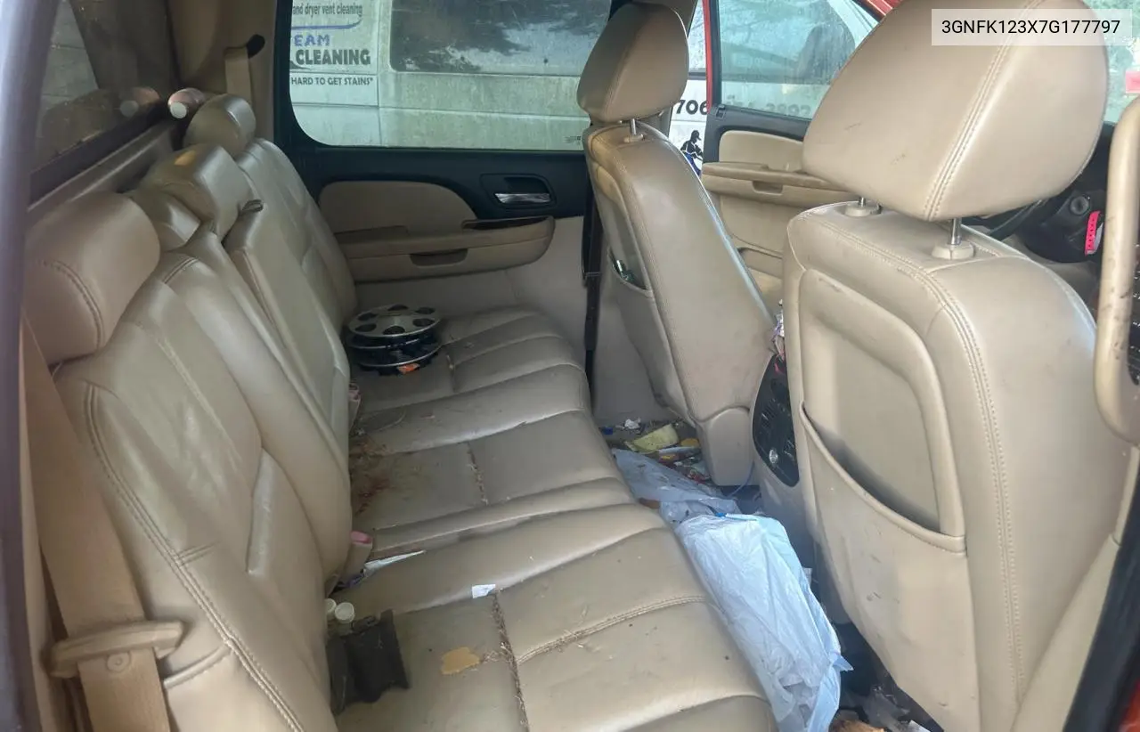 2007 Chevrolet Avalanche K1500 VIN: 3GNFK123X7G177797 Lot: 62948295