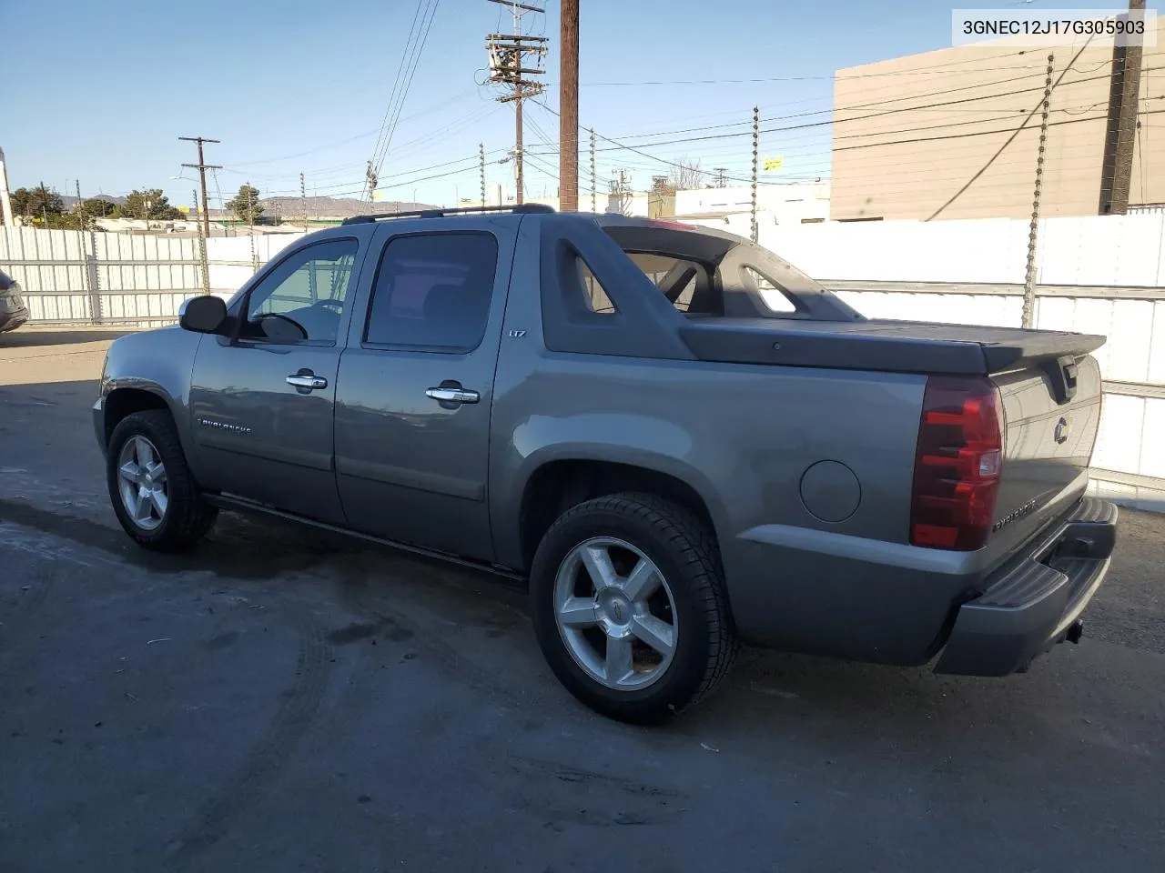 2007 Chevrolet Avalanche C1500 VIN: 3GNEC12J17G305903 Lot: 86392494