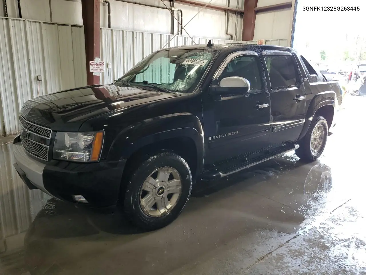 2008 Chevrolet Avalanche K1500 VIN: 3GNFK12328G263445 Lot: 55815955