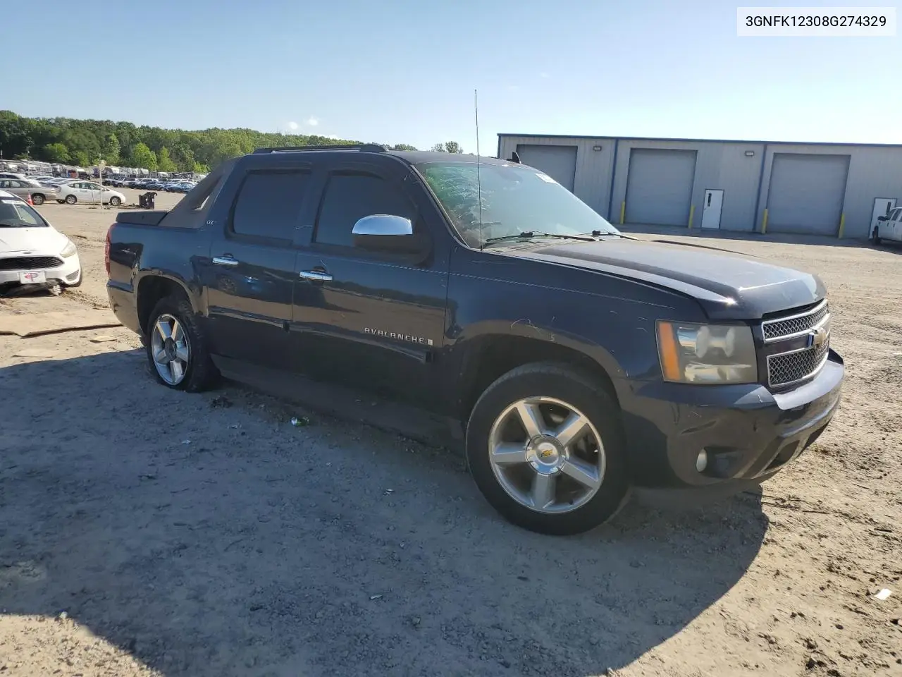 2008 Chevrolet Avalanche K1500 VIN: 3GNFK12308G274329 Lot: 56370895